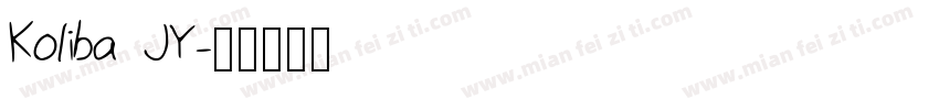 Koliba JY字体转换